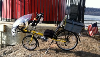 Lightning Phantom II, by the Little Red Lighthouse under the George Washington Bridge